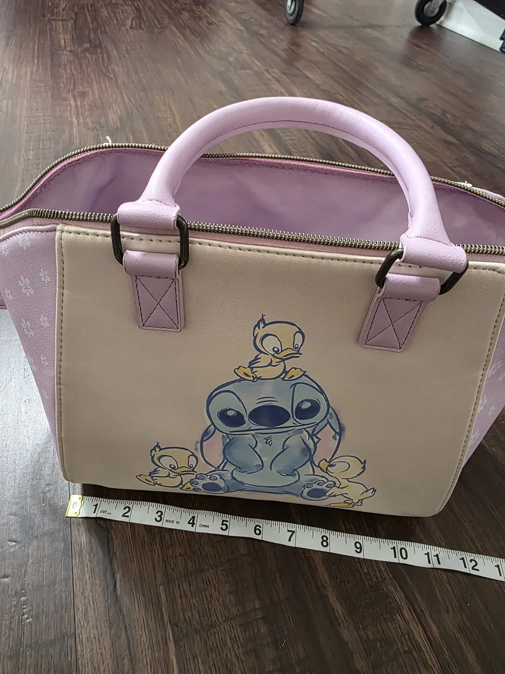Disney Lilo & Stitch Lavender Satchel Bag
